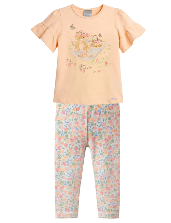 Conjunto Blusa y Calza diseño Picnic