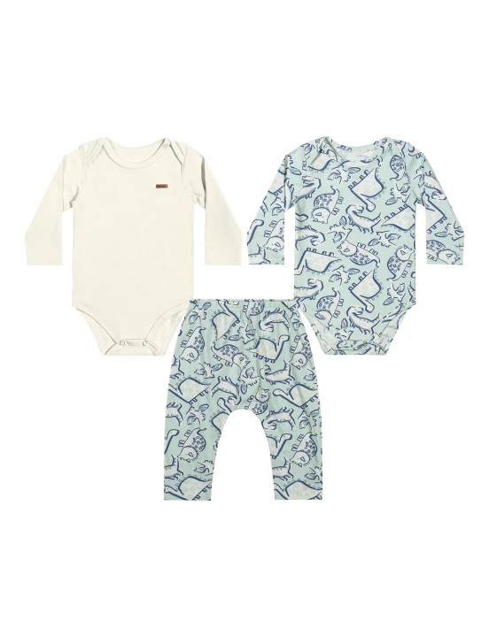Kit body mangas largas + pantalón